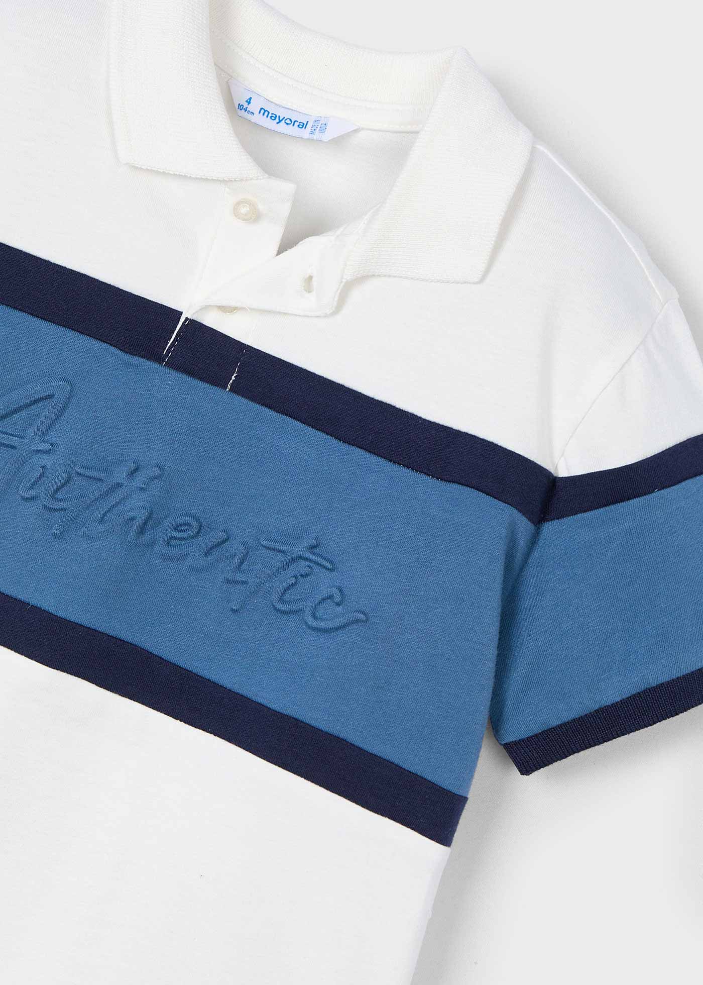 Polo m/c color block