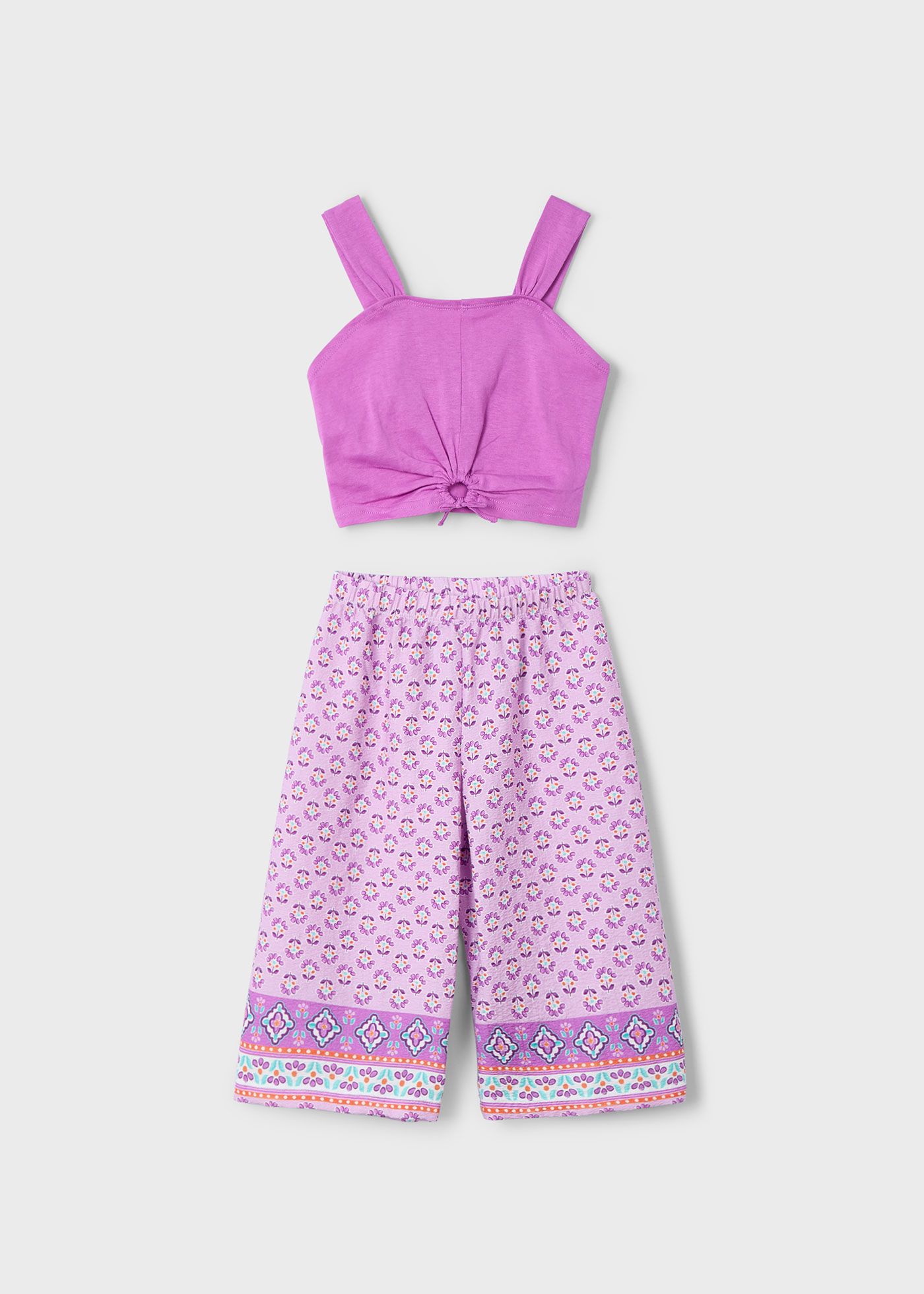 Conj. pantalon largo estampado