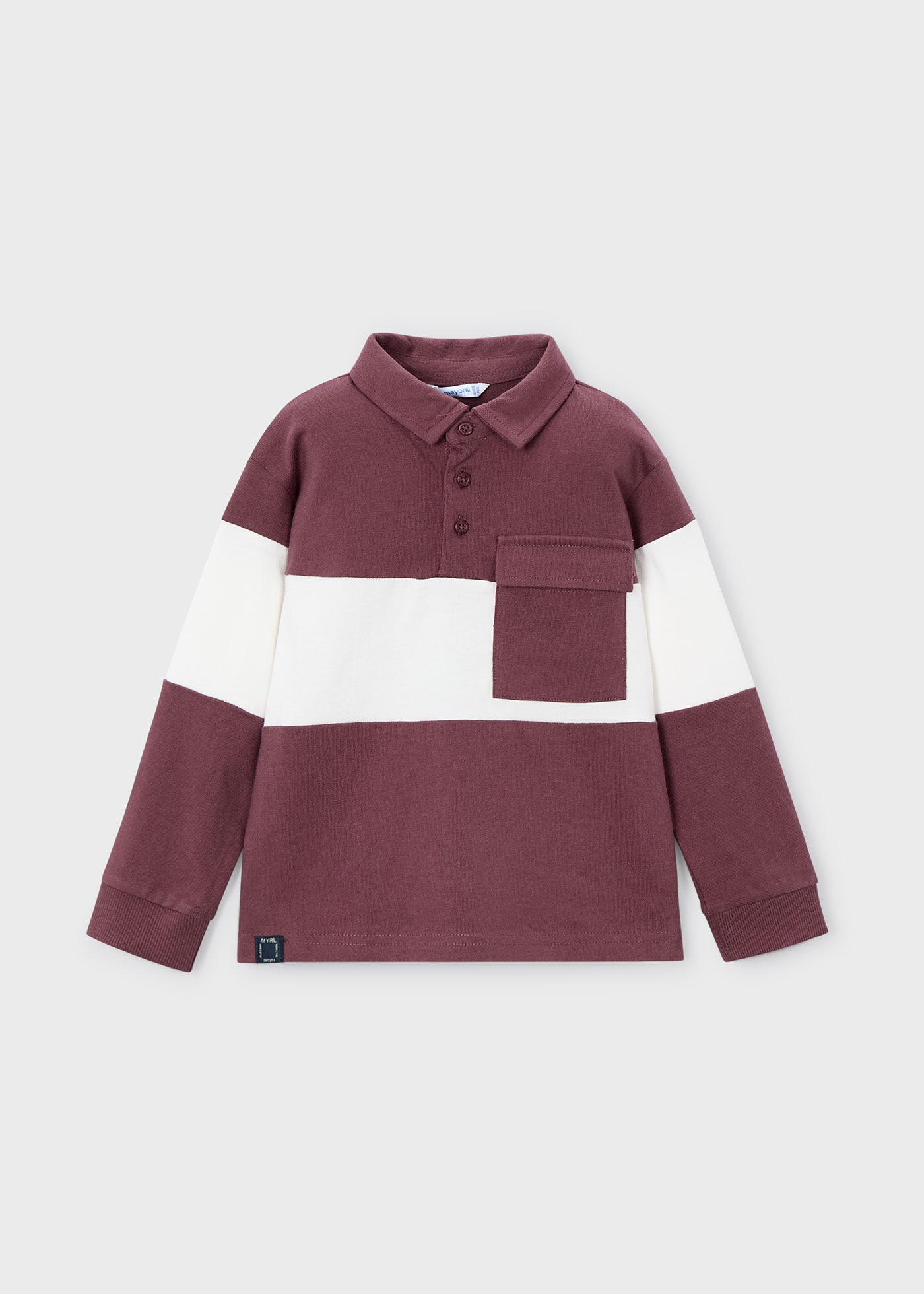 Polo m/l color block