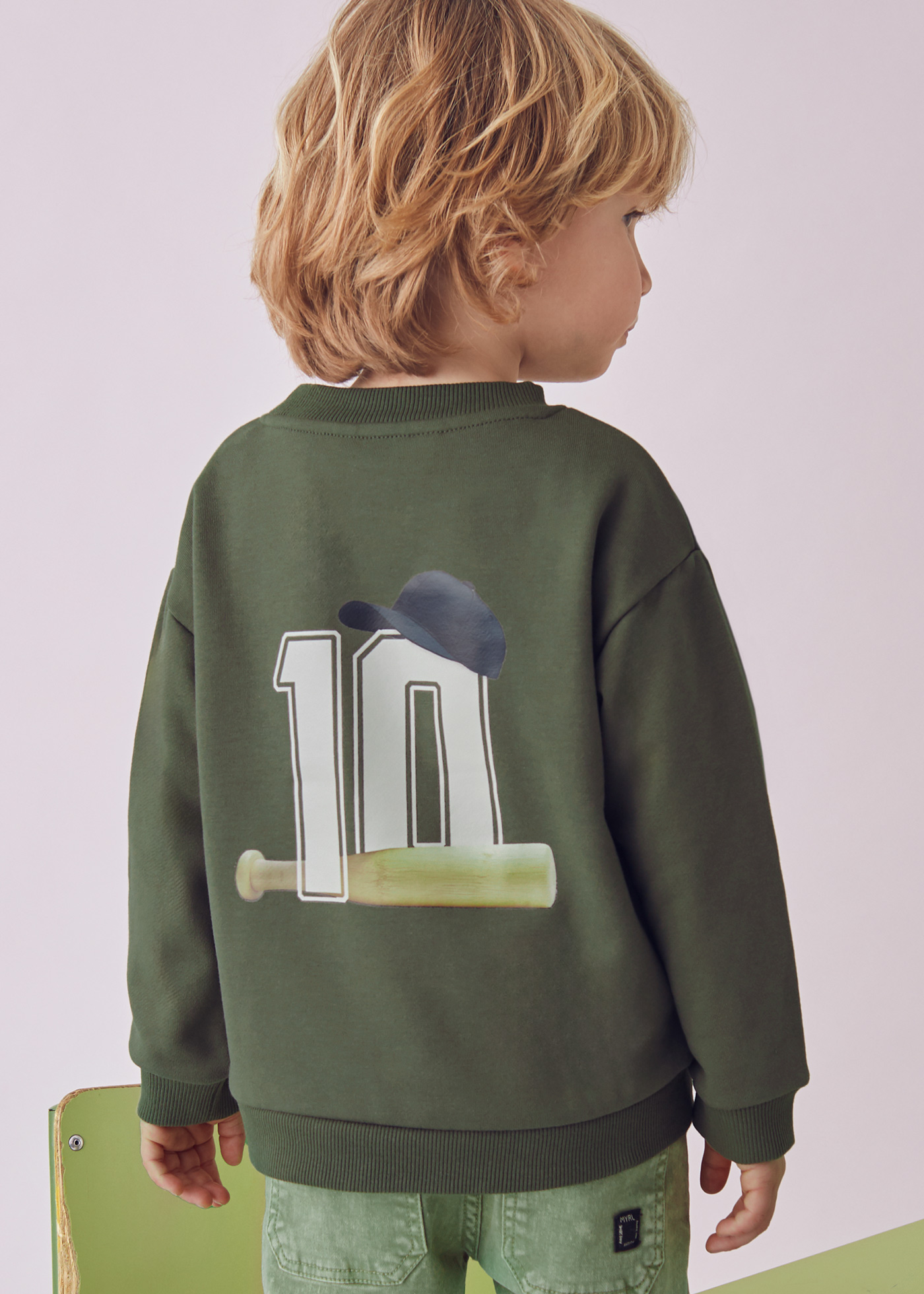 Pullover print espalda