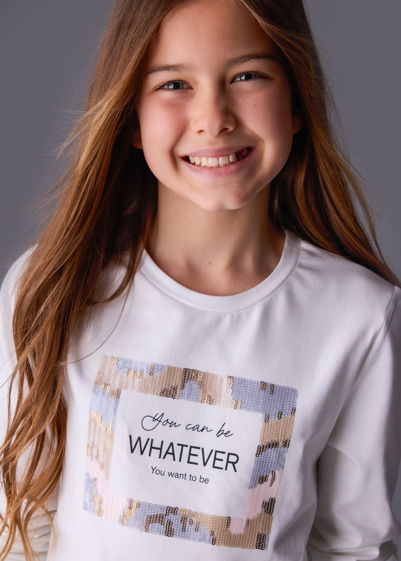 Camiseta m/l bordada