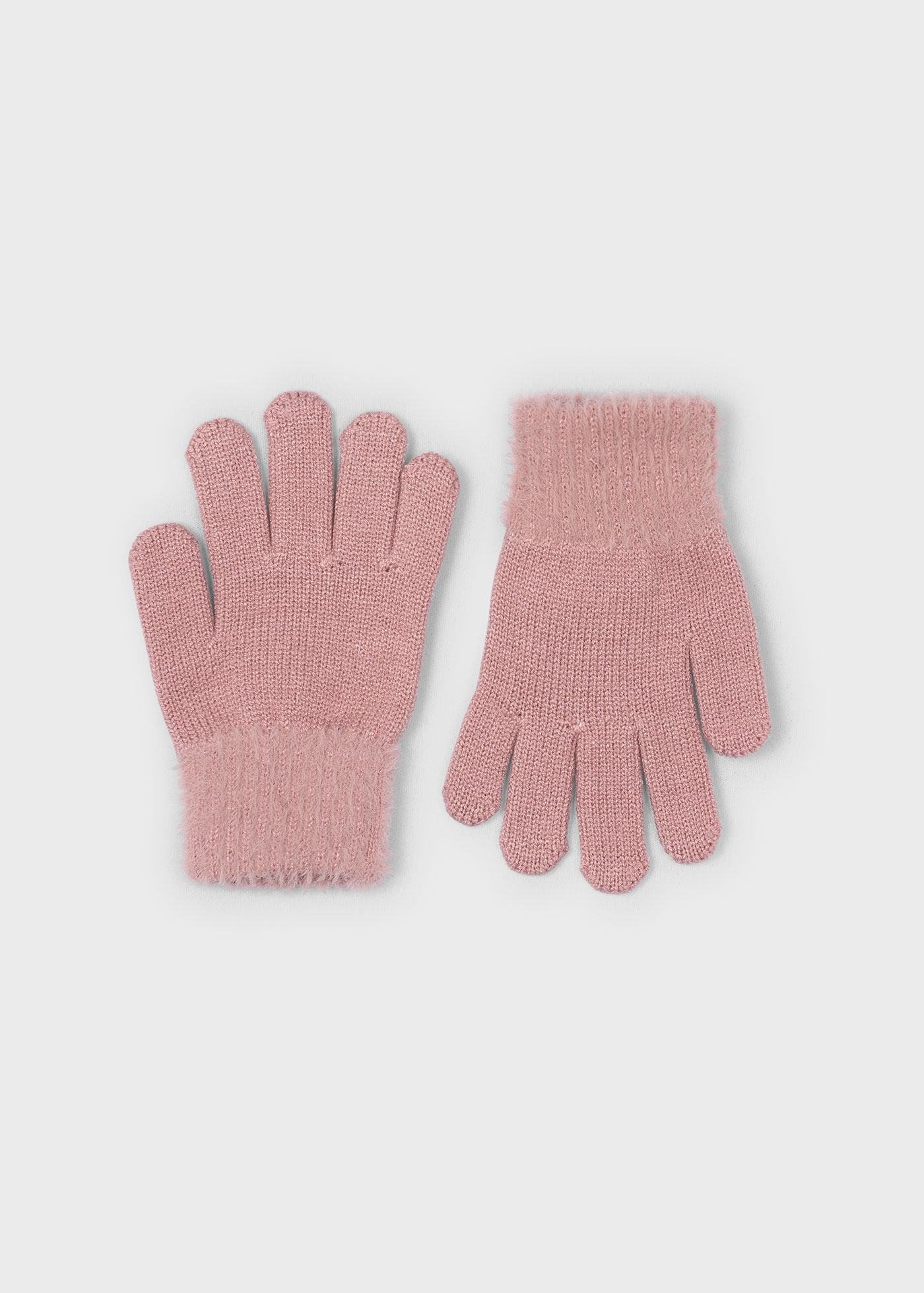 Guantes tricot pelo