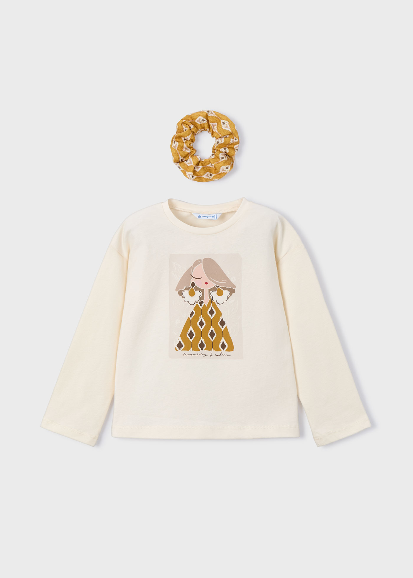 Camiseta m/l scrunchy