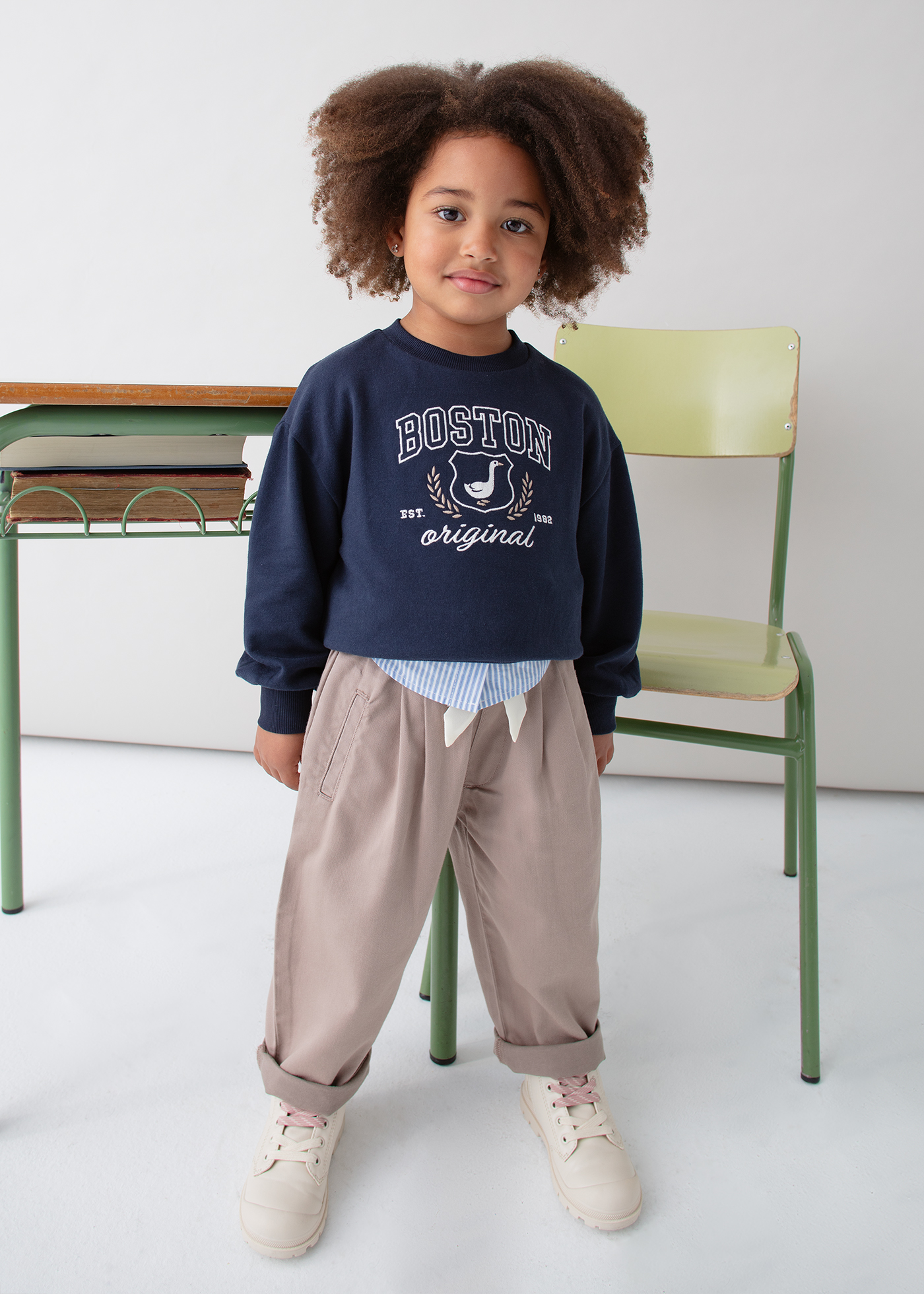 Pantalon fluido paperbag