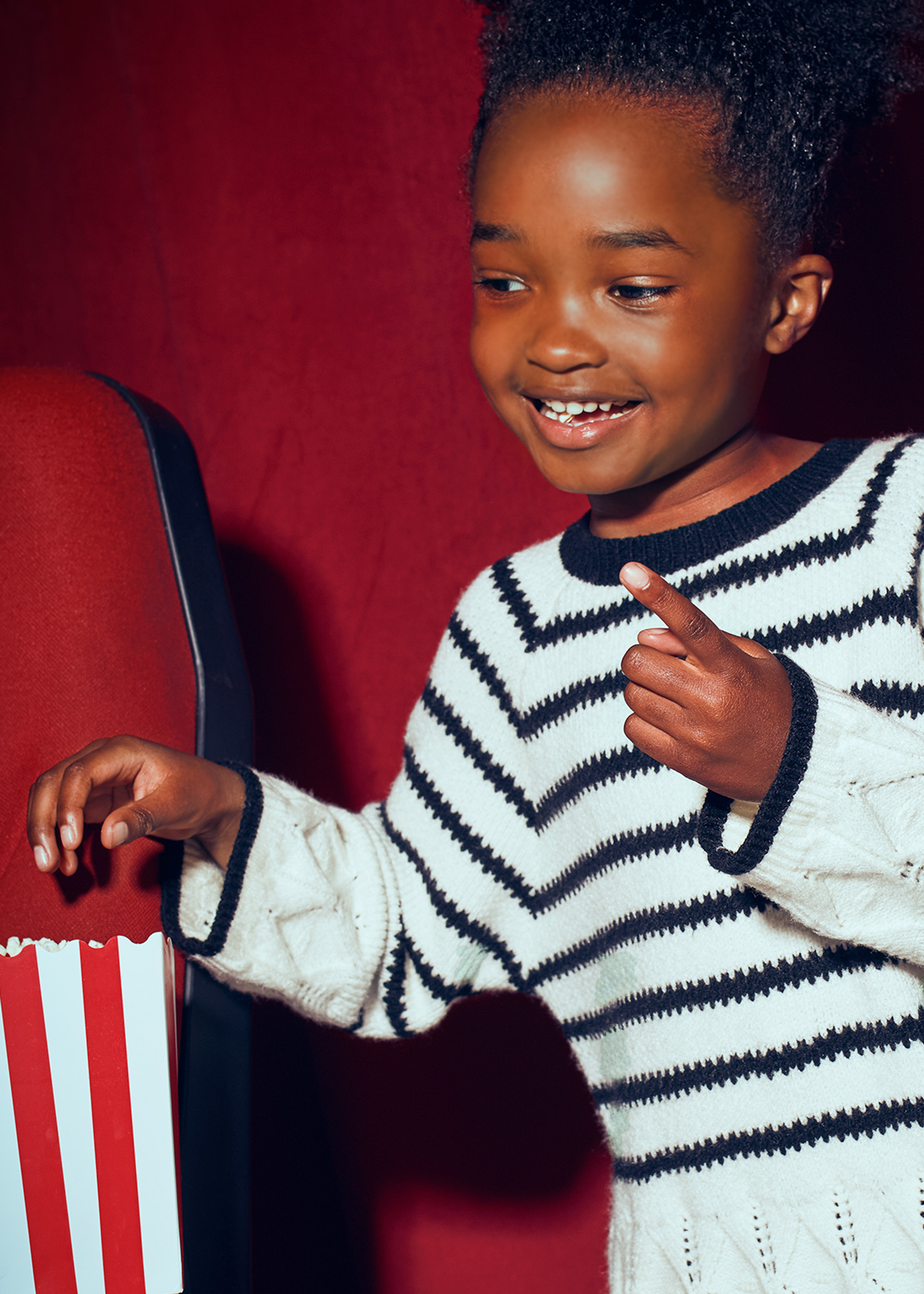 Conj. pantalon tricot rayas