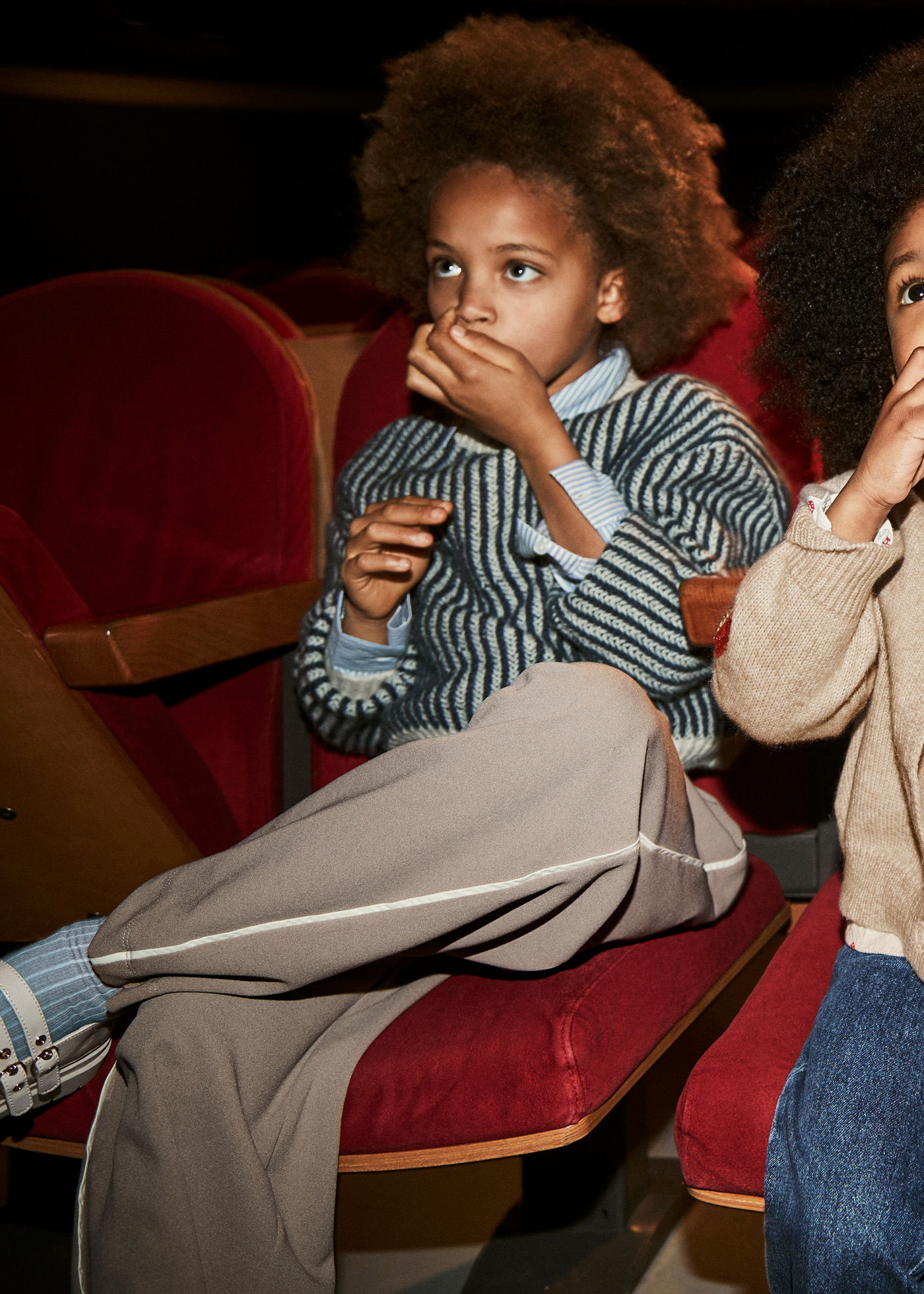 Pantalon largo doble cintura