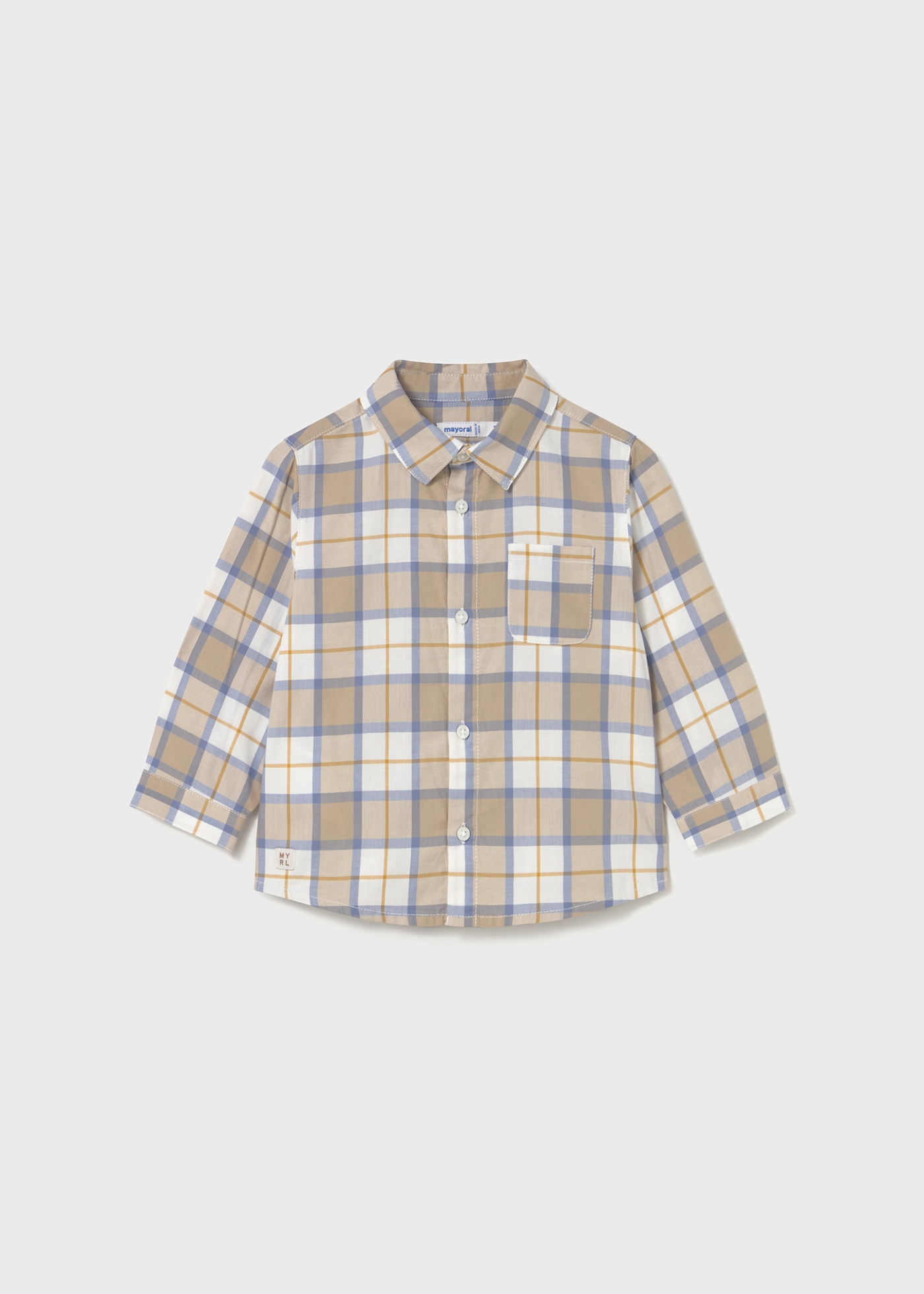 Camisa m/l cuadros viella