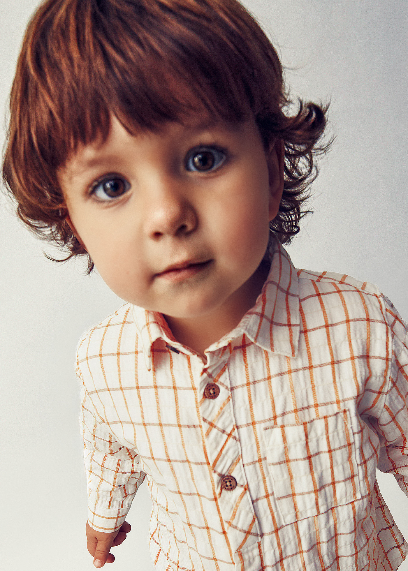 Camisa m/l cuadros viscosa