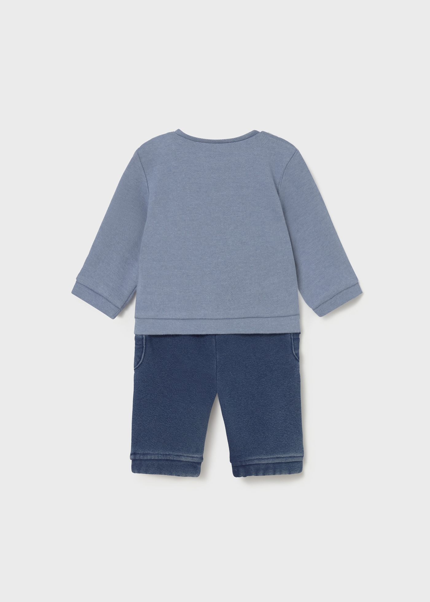 Conj. pantalon largo jacquard