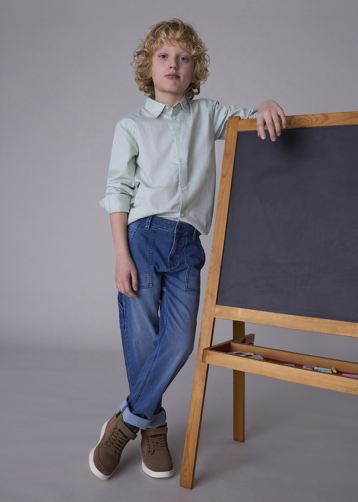 Pantalon soft denim worker