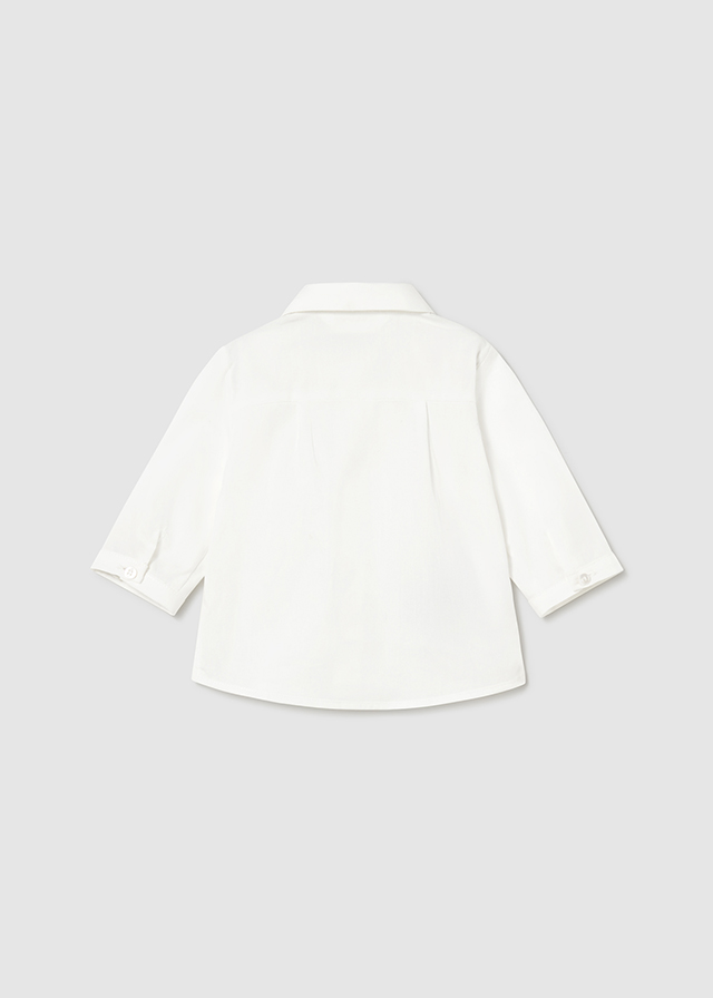 Camisa m/c cuello mao