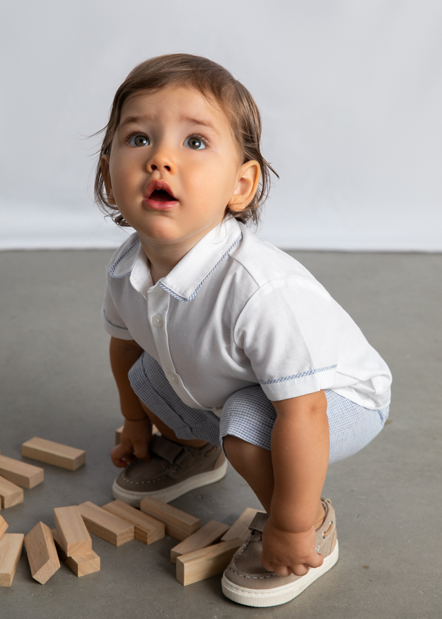 Conj. bermuda lino suiting