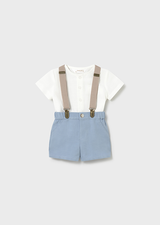 Conj. pant. corto y camisa