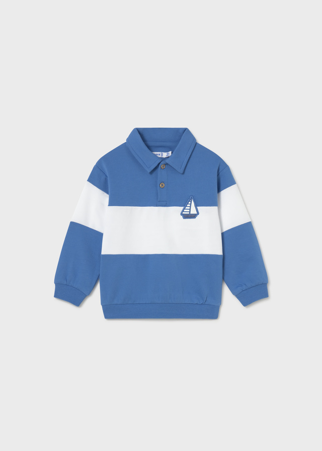 Pullover cuello polo