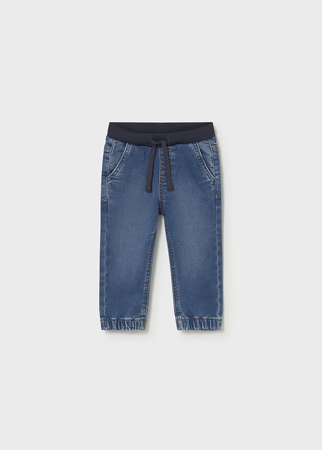 Pantalon soft denim jogger