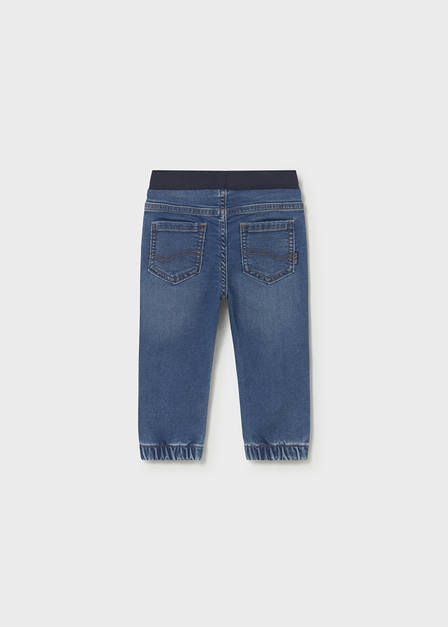 Pantalon soft denim jogger