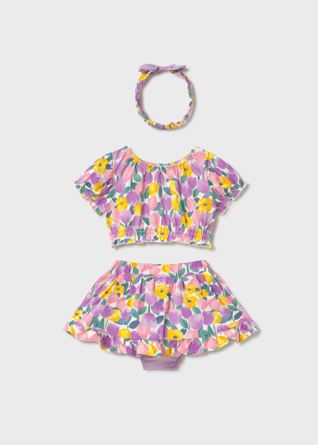 Conj. falda 3 piezas