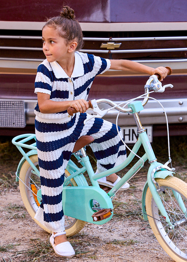 Conj. pantalon largo tricot