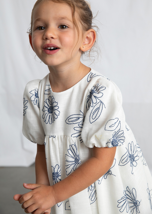 Vestido rustico estampado