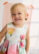 Vestido monofilamento estampa. - Imagen 3