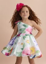 Vestido monofilamento estampa. - Imagen 2