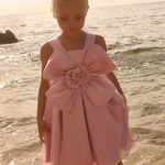 Vestido flor organza