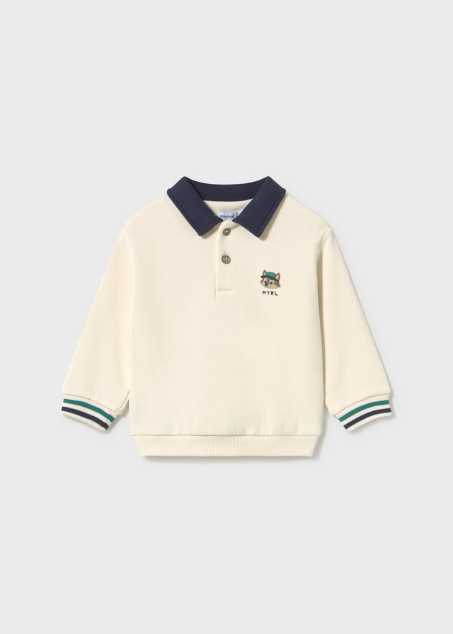 Pullover cuello polo
