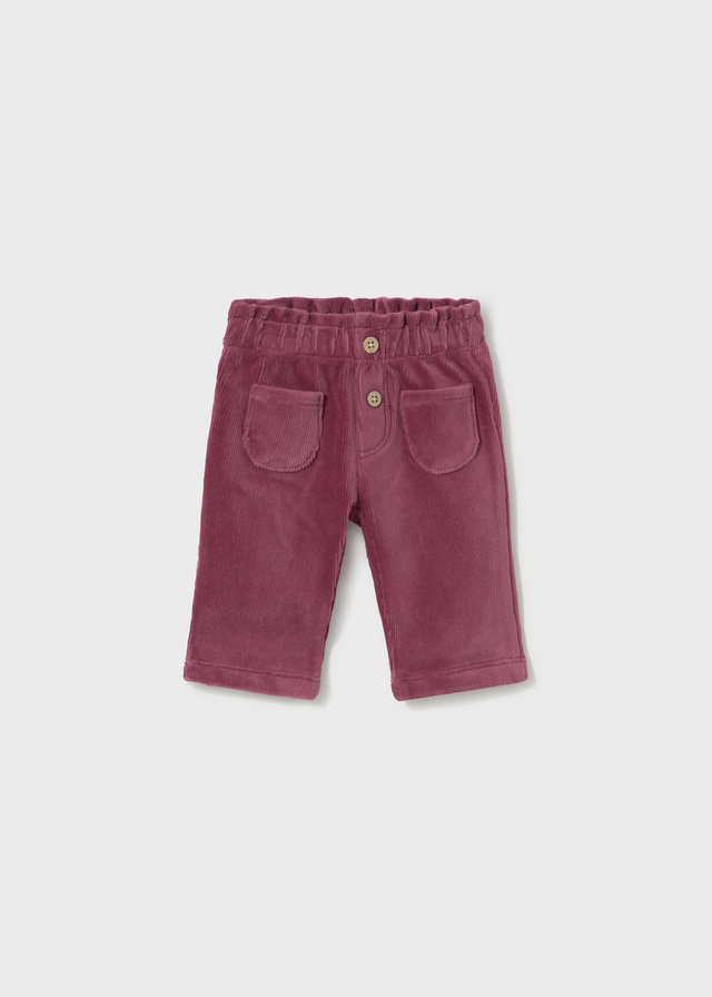 Pantalon largo punto pana