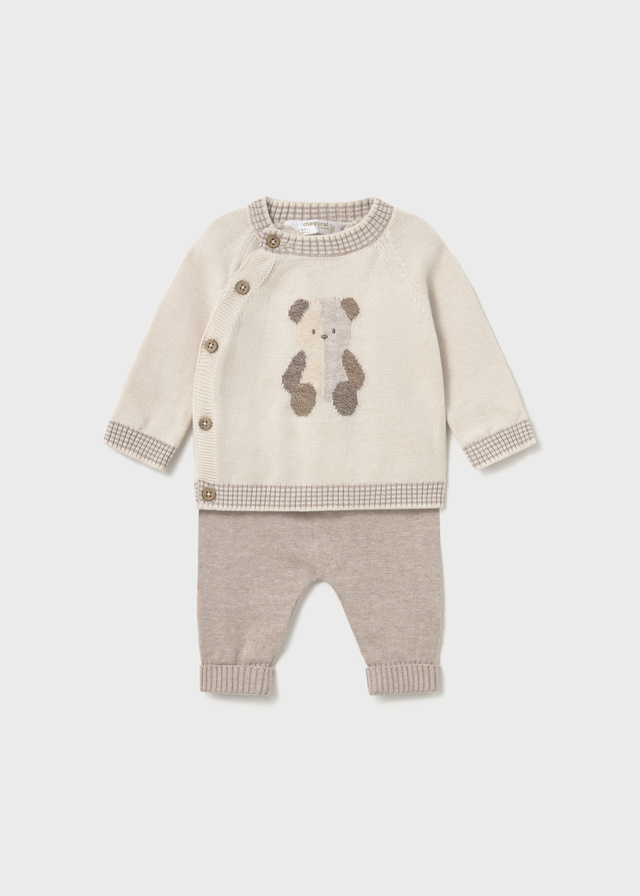 Conj. pantalon tricot