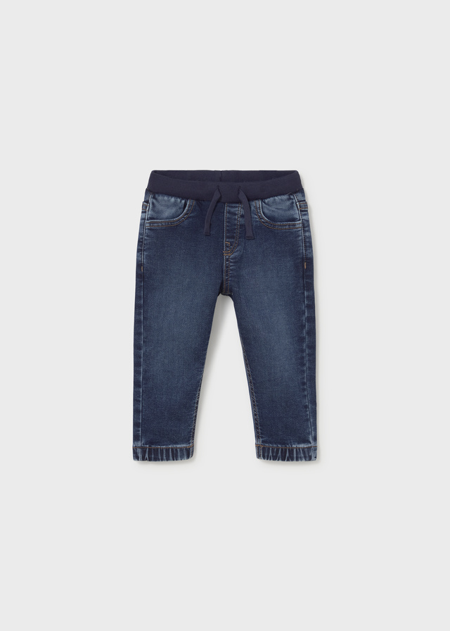 Pantalon soft denim jogger