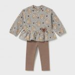 Conj. leggings punto jacquard