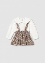 Conj. falda con tirantes