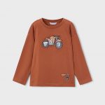 Camiseta m/l embossed