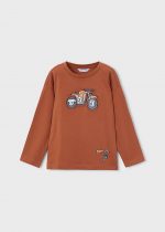Camiseta m/l embossed