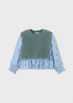 Top chaleco combinado
