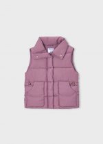 Chaleco acolchado combinado