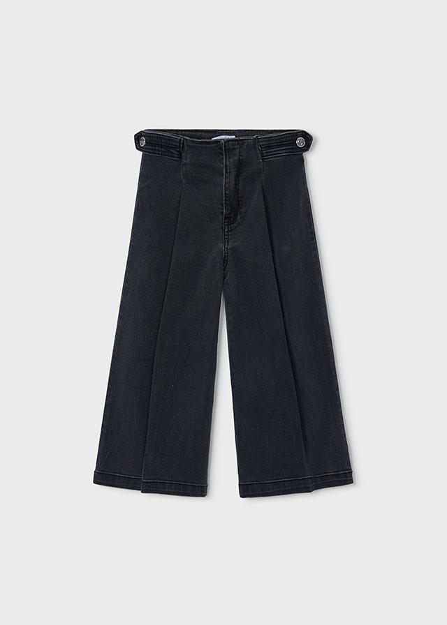 Pantalon tejano wide leg